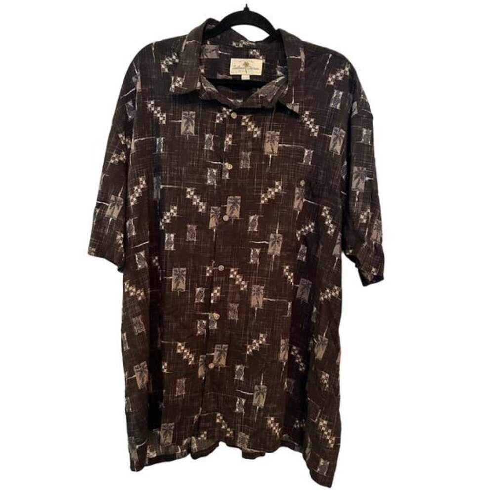 Men’s Island Shores casual button down shirt, Size XXL
